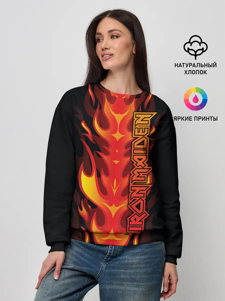 Женский свитшот / Iron Maiden