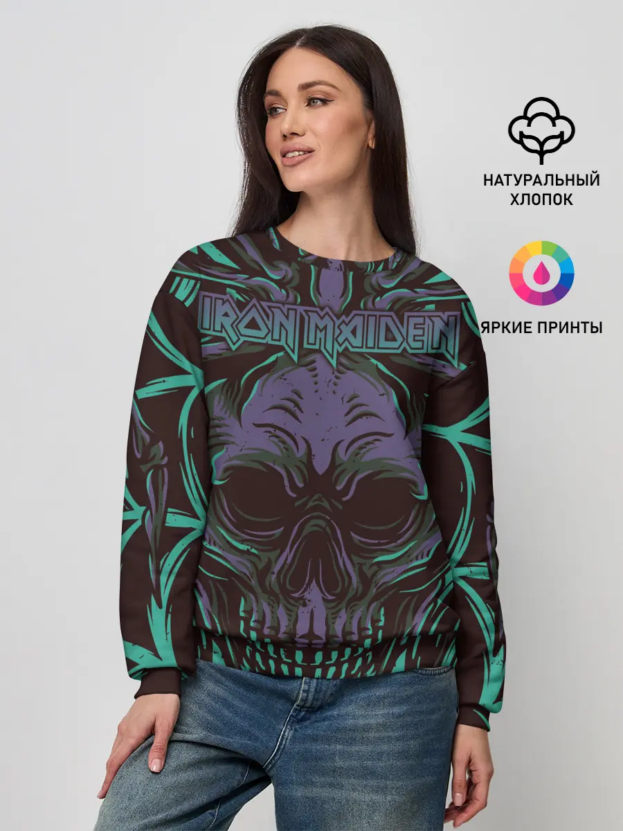 Женский свитшот / Iron Maiden
