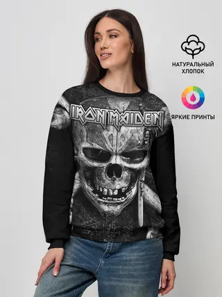 Женский свитшот / IRON MAIDEN | АЙРОН МАЙДЕН