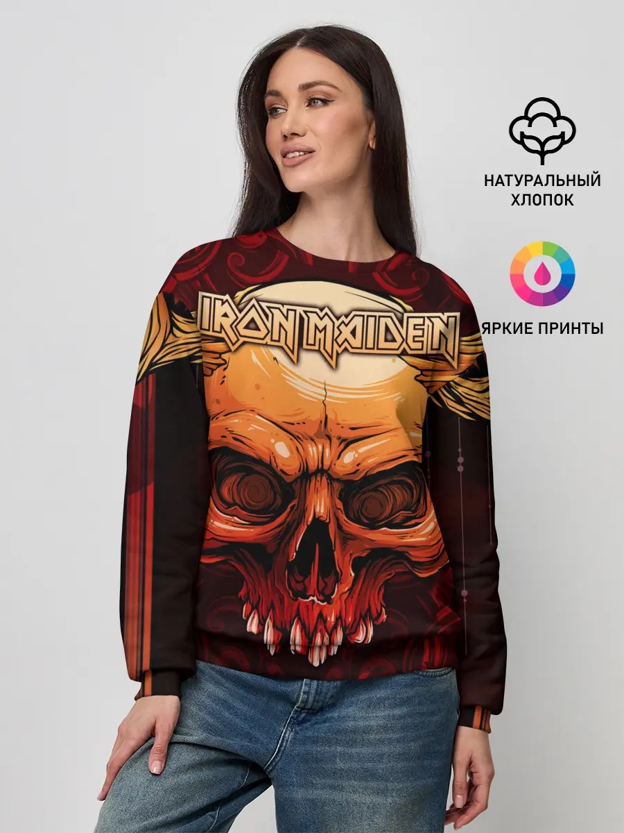 Женский свитшот / Iron Maiden