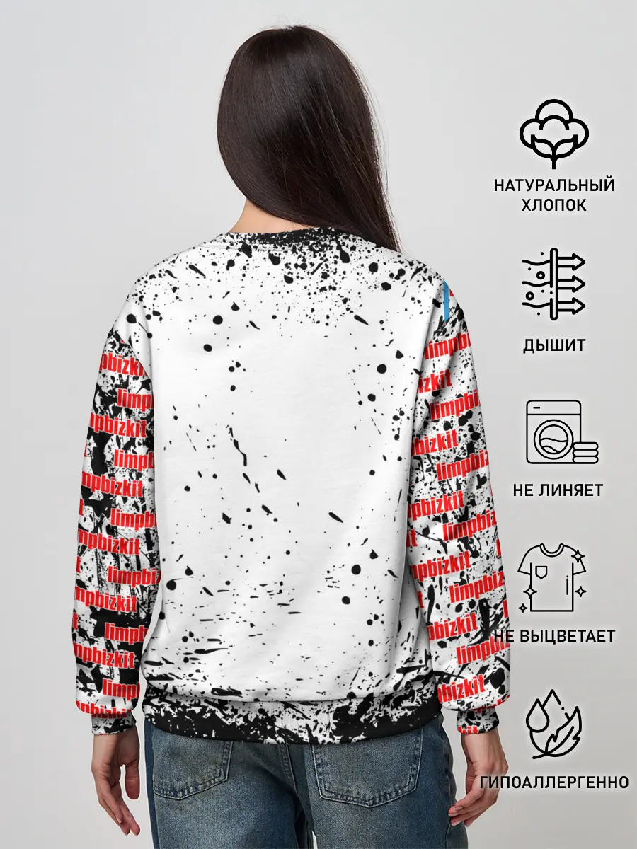 Женский свитшот / LIMP BIZKIT | ЛИМП БИЗКИТ