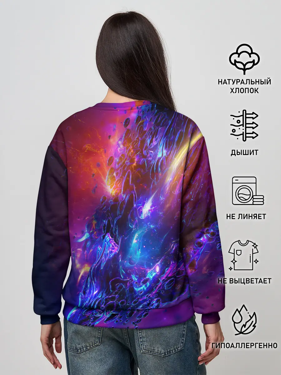 Женский свитшот / Universe Neon