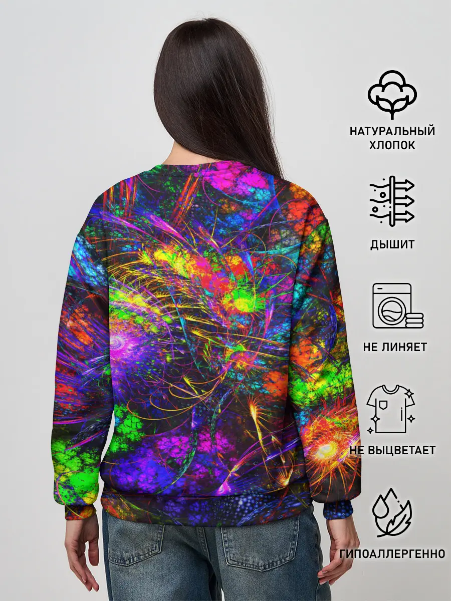 Женский свитшот / НЕОНОВЫЕ КРАСКИ