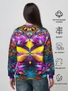 Женский свитшот / ФРАКТАЛЬНЫЕ ЦВЕТЫ