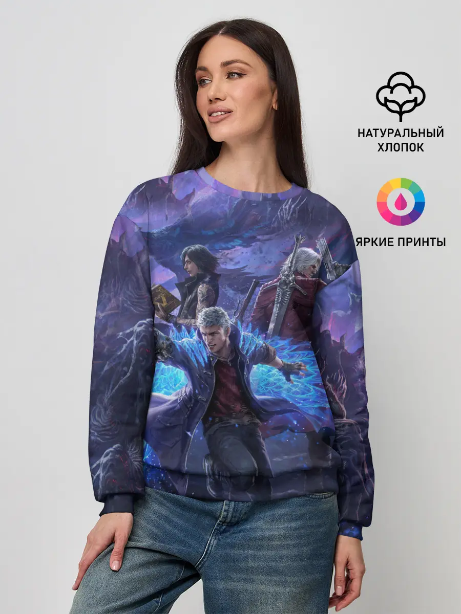 Женский свитшот / DEVIL MAY CRY | ДЕВИЛ МАЙ КРАЙ