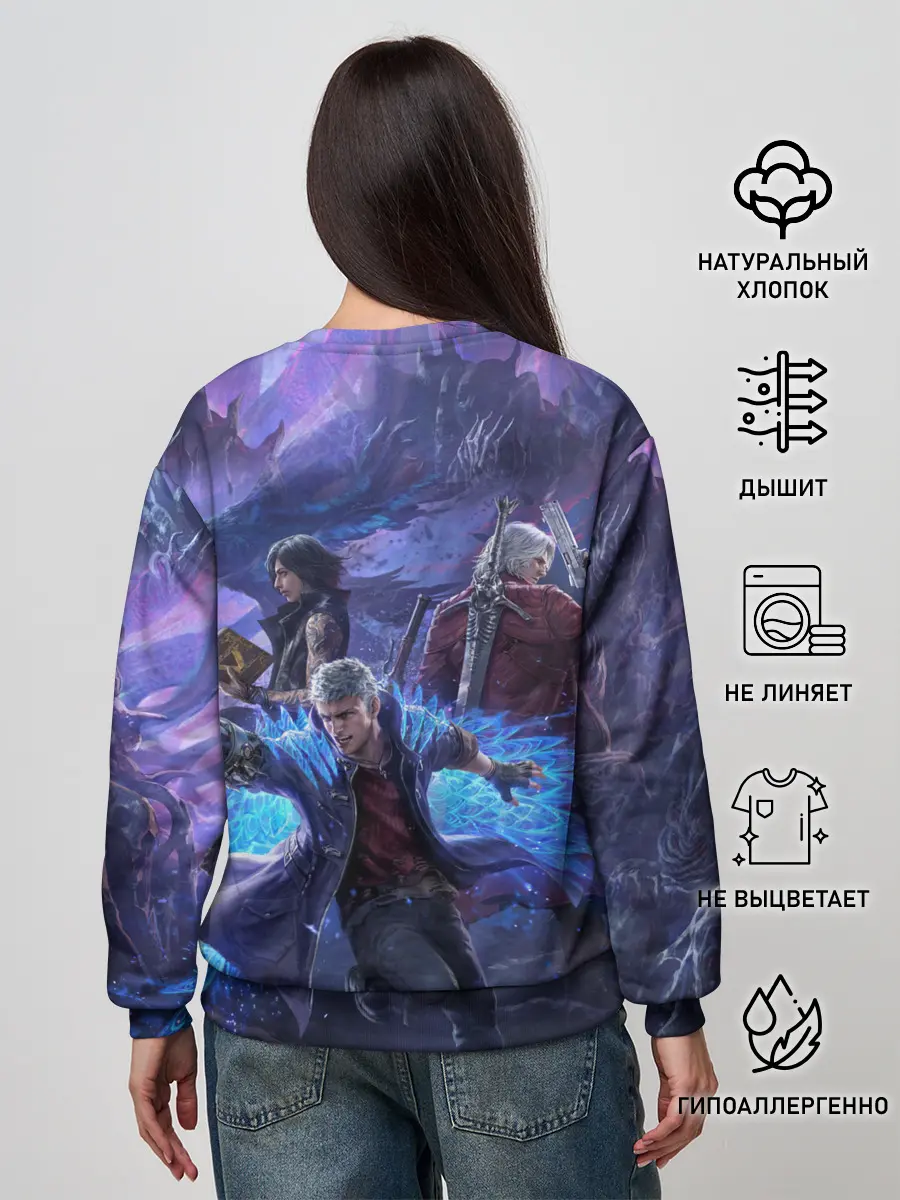 Женский свитшот / DEVIL MAY CRY | ДЕВИЛ МАЙ КРАЙ