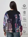 Женский свитшот / Ночной Токио