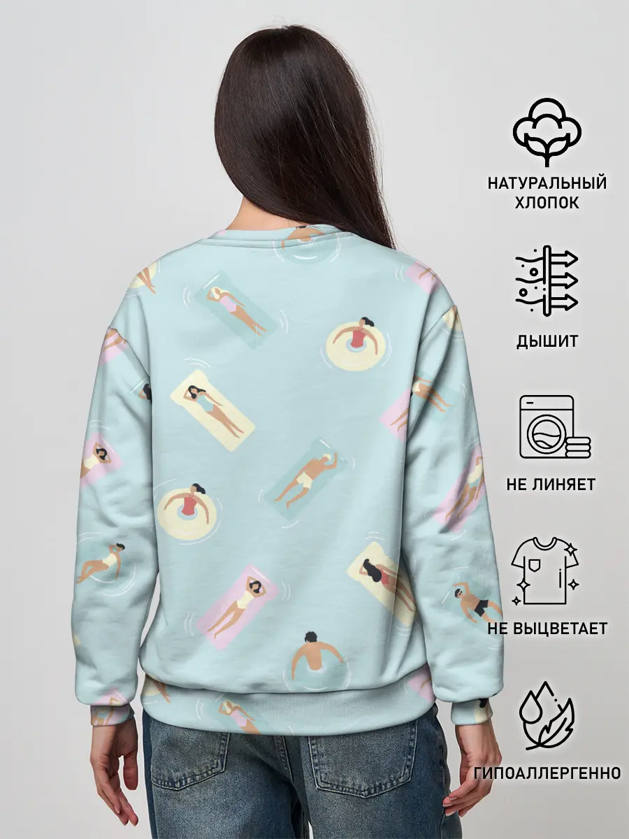 Женский свитшот / Пляжный сезон