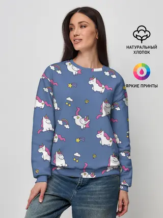 Женский свитшот / Сон единорога
