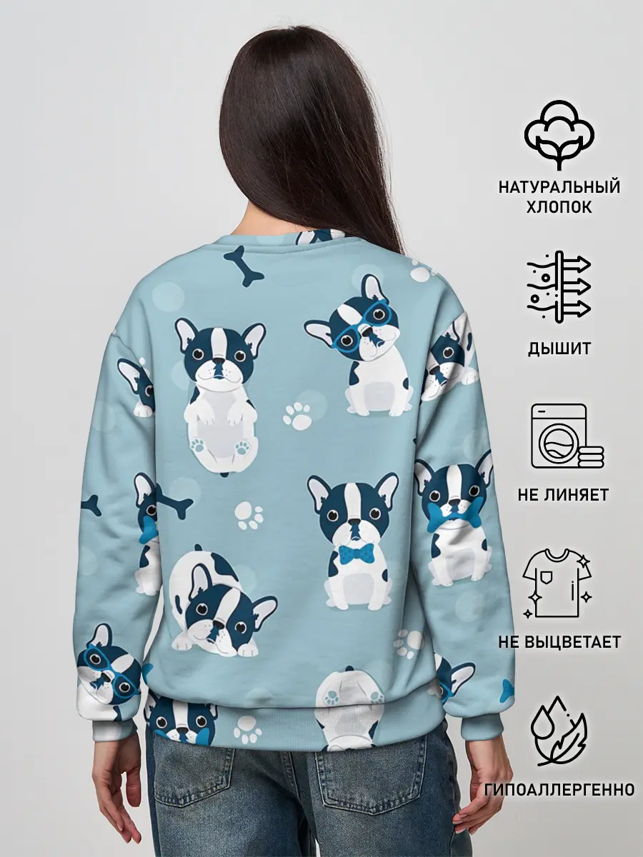 Женский свитшот / Собачки