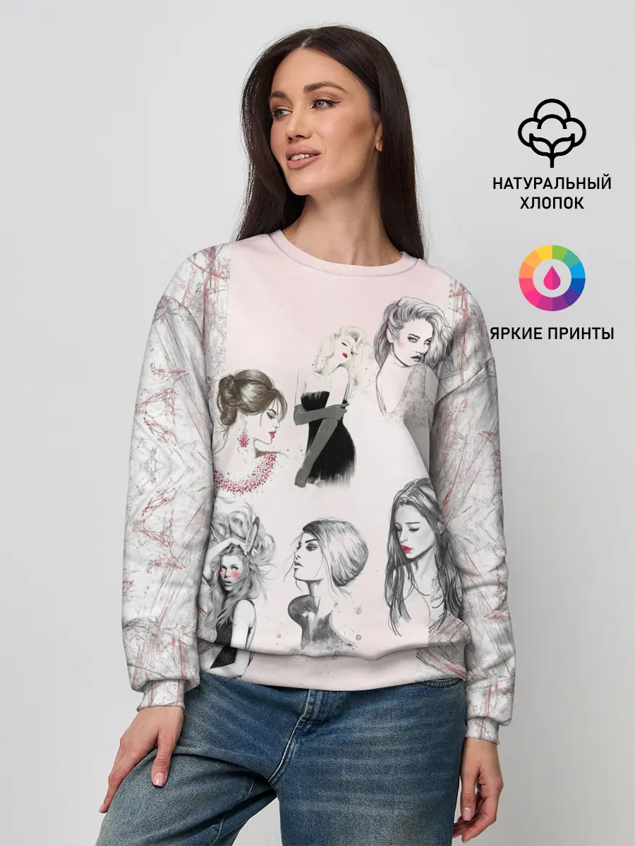 Женский свитшот / 8 марта