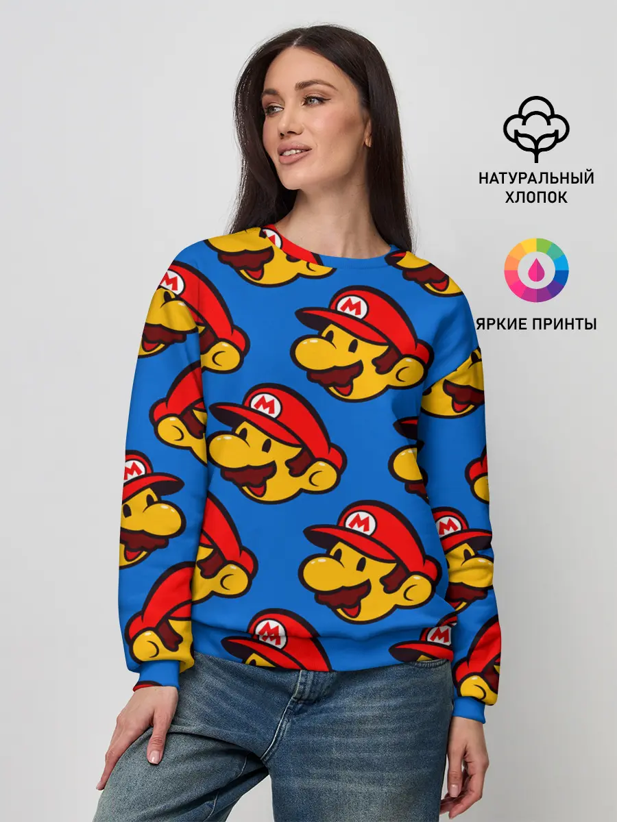 Женский свитшот / Mario