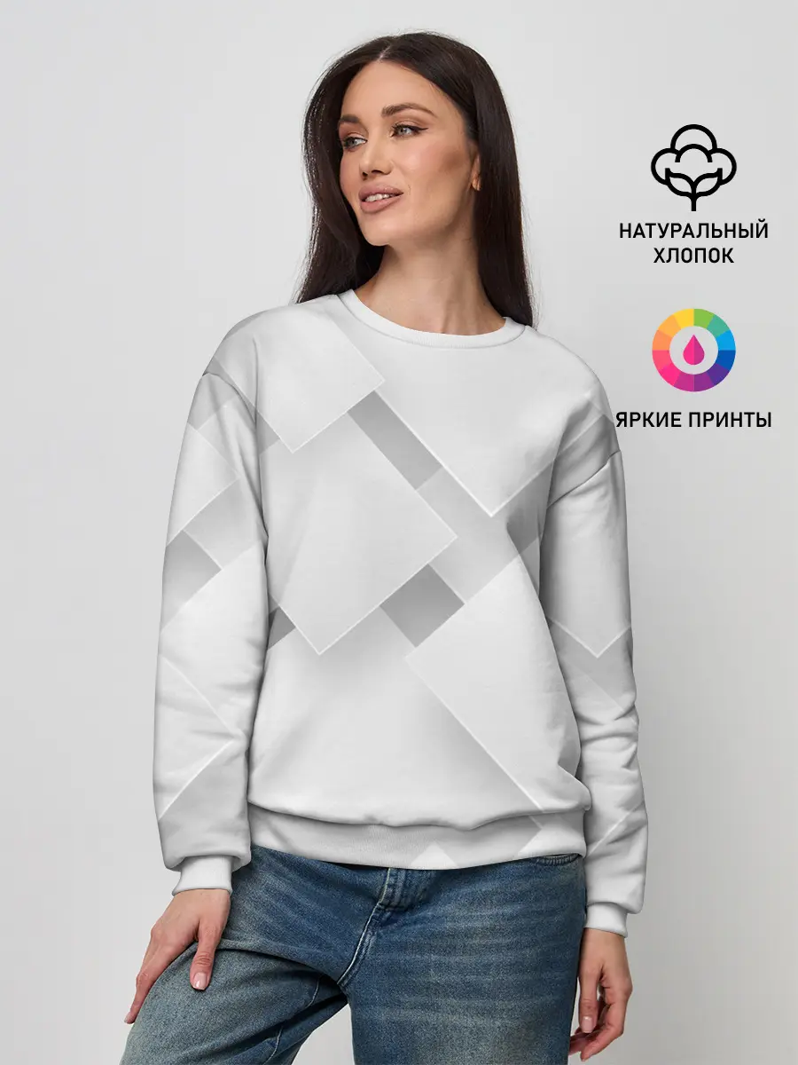 Женский свитшот / Геометрическая Абстракция