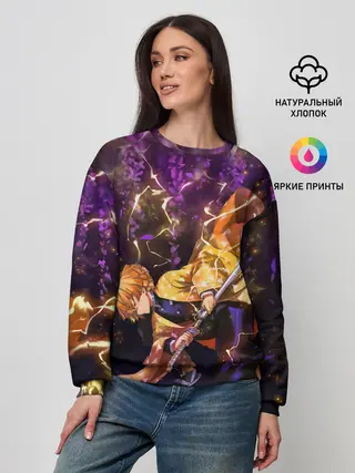 Женский свитшот / Kimetsu no yaiba готовится