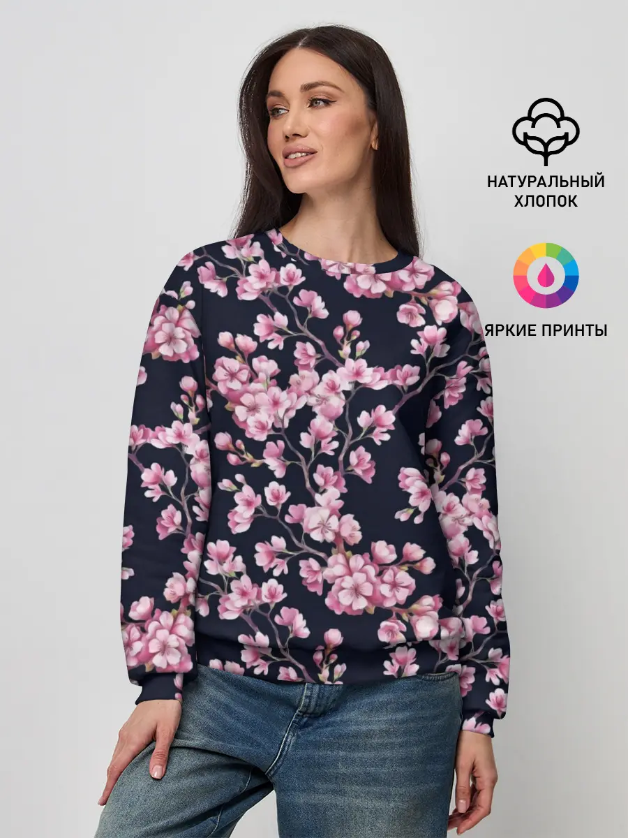 Женский свитшот / Сакура