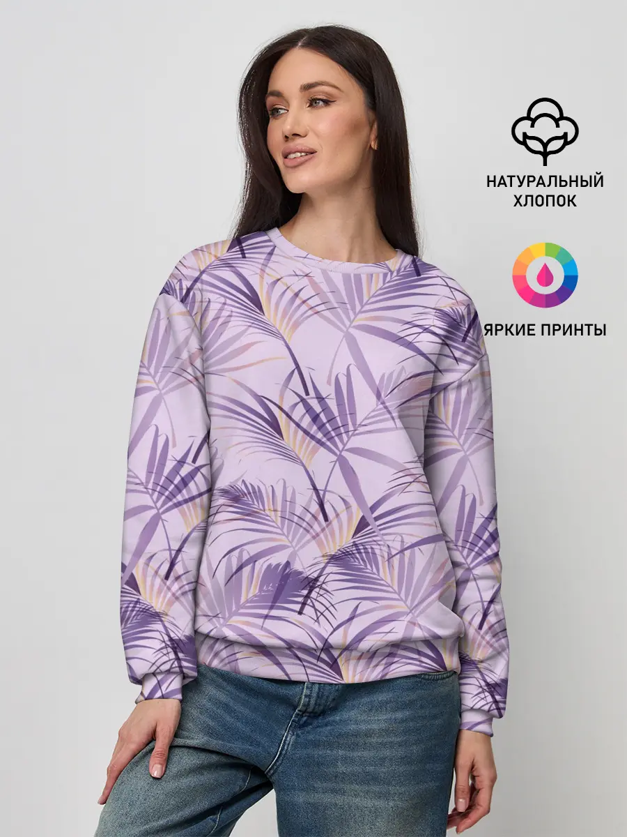 Женский свитшот / Листья