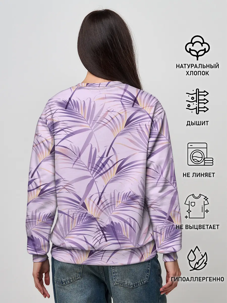 Женский свитшот / Листья