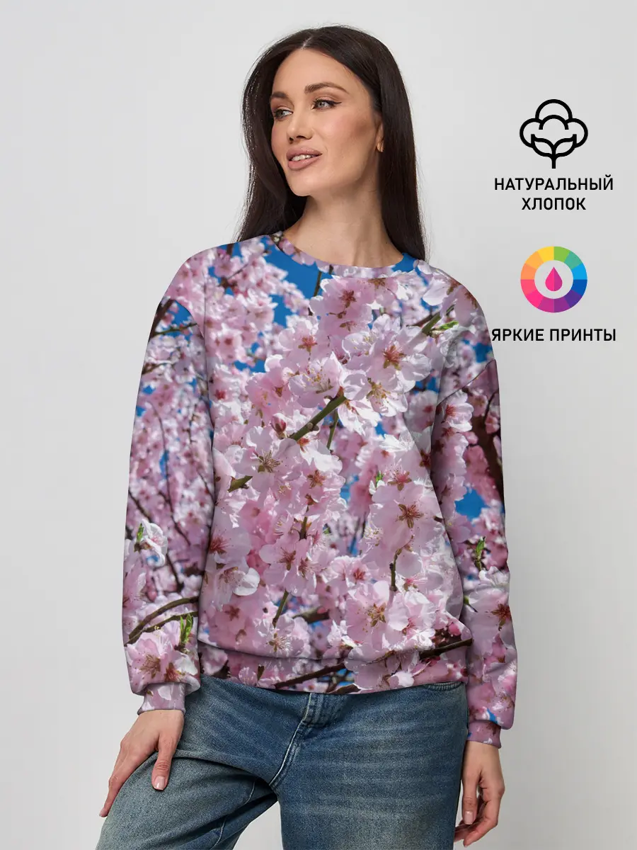 Женский свитшот / Цветущая Сакура
