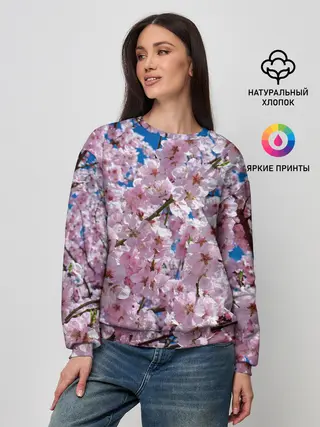 Женский свитшот / Цветущая Сакура