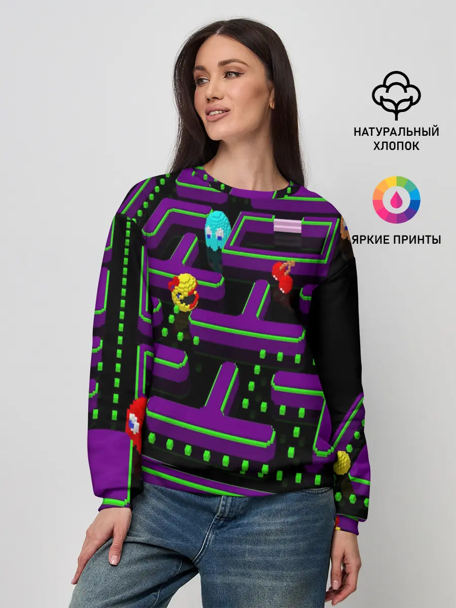 Женский свитшот / PAC-MAN 3D