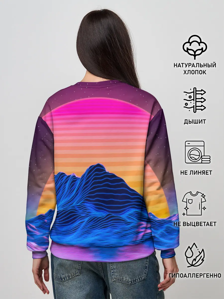 Женский свитшот / RETRO NEON