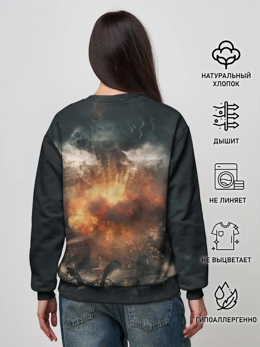 Женский свитшот / Sabaton Band