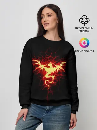 Женский свитшот / Огненный Дракон