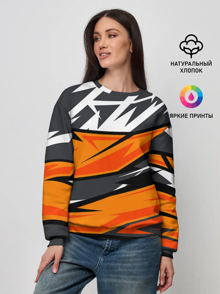 Женский свитшот / corner camouflage