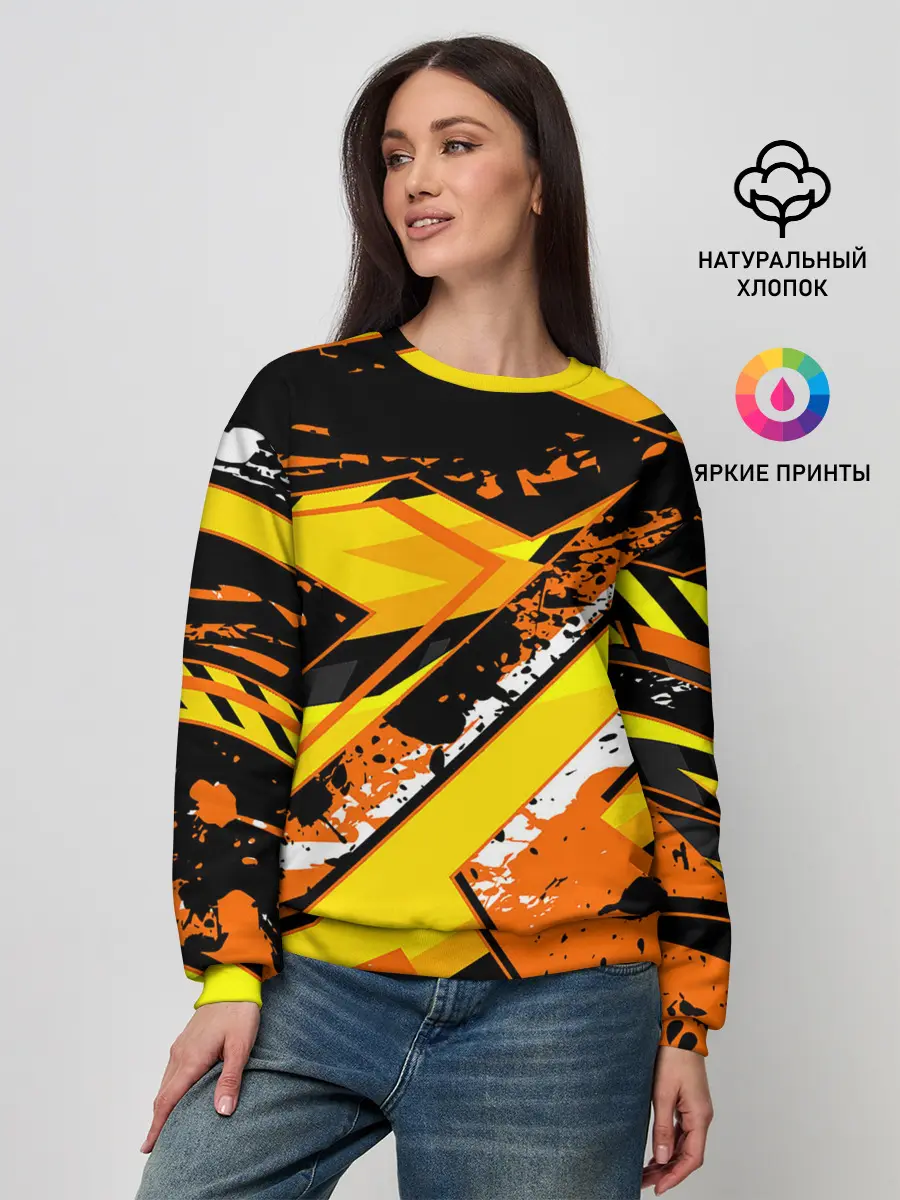 Женский свитшот / orange cheeky rust