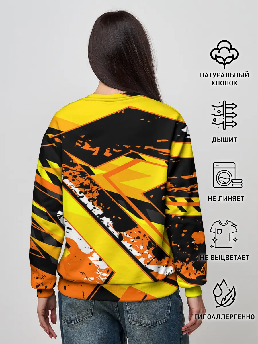 Женский свитшот / orange cheeky rust