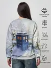 Женский свитшот / ТАРДИС В СНЕГУ