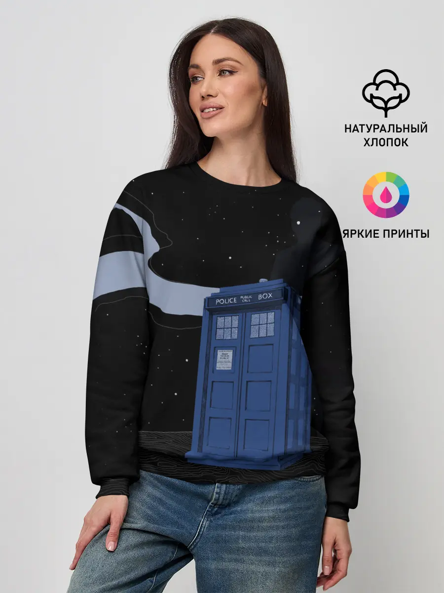 Женский свитшот / ТАРДИС