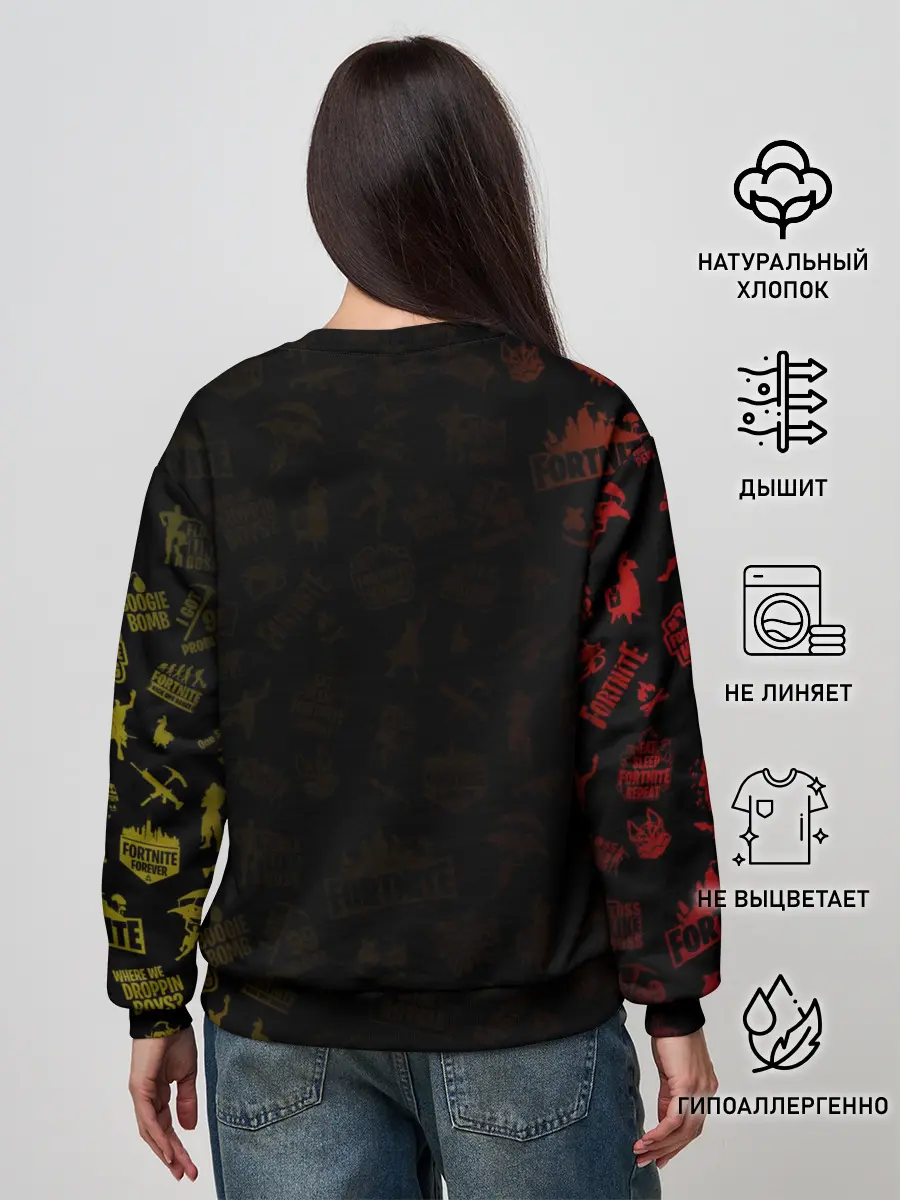 Женский свитшот / Fortnite Durrr Burger