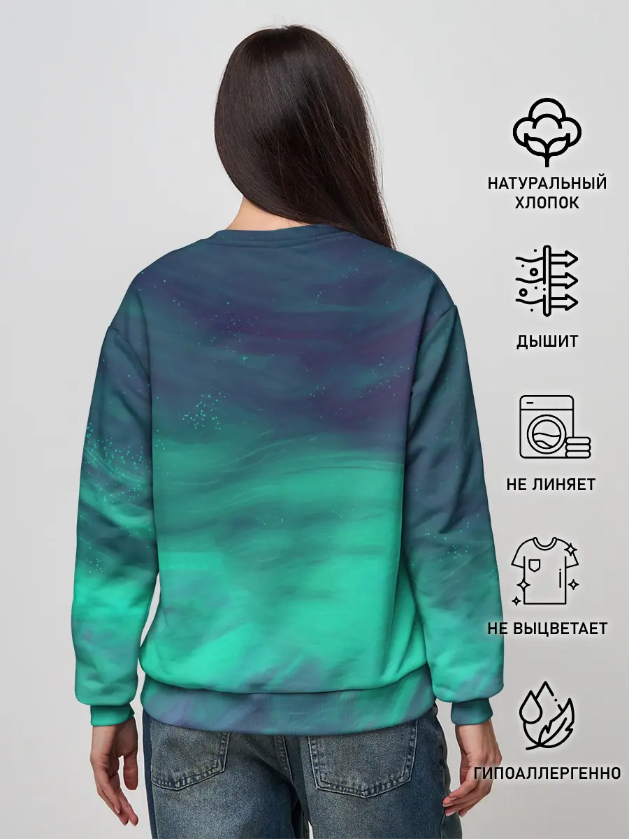 Женский свитшот / ЧЕРНОЕ ЗЕРКАЛО