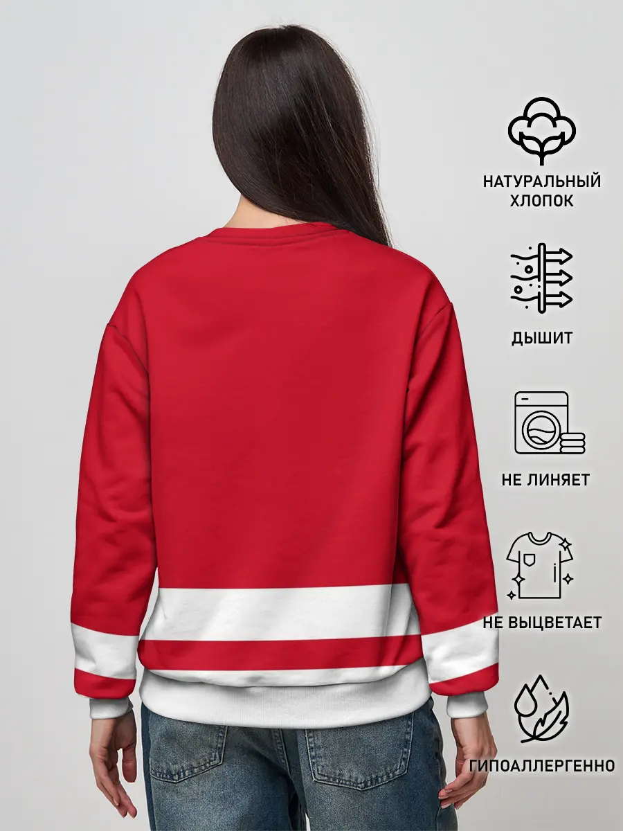 Женский свитшот / Детройт Ред Уингз