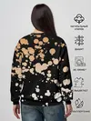 Женский свитшот / Buon Giorno коричневые брызги