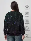 Женский свитшот / Star Platina на черном брызги