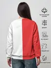 Женский свитшот / Красно-белая форма