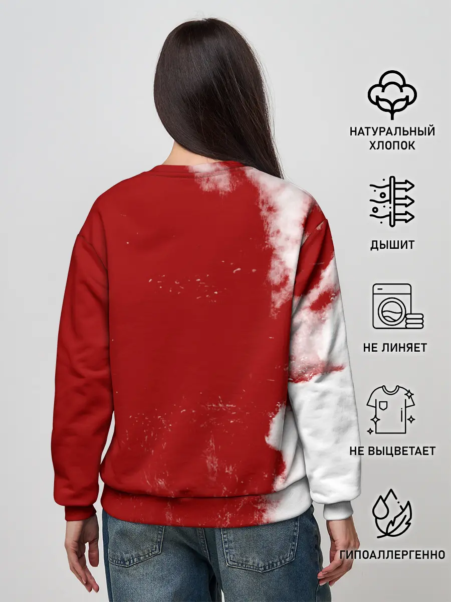 Женский свитшот / Im on the highway to hell AC/DC