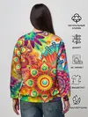 Женский свитшот / Психоделия | Яркая