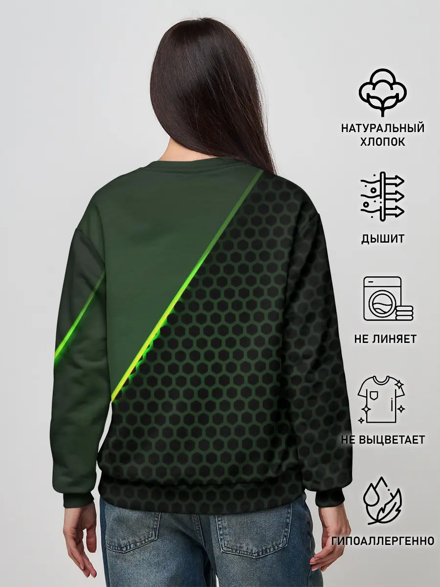 Женский свитшот / Land Rover | Ленд Ровер