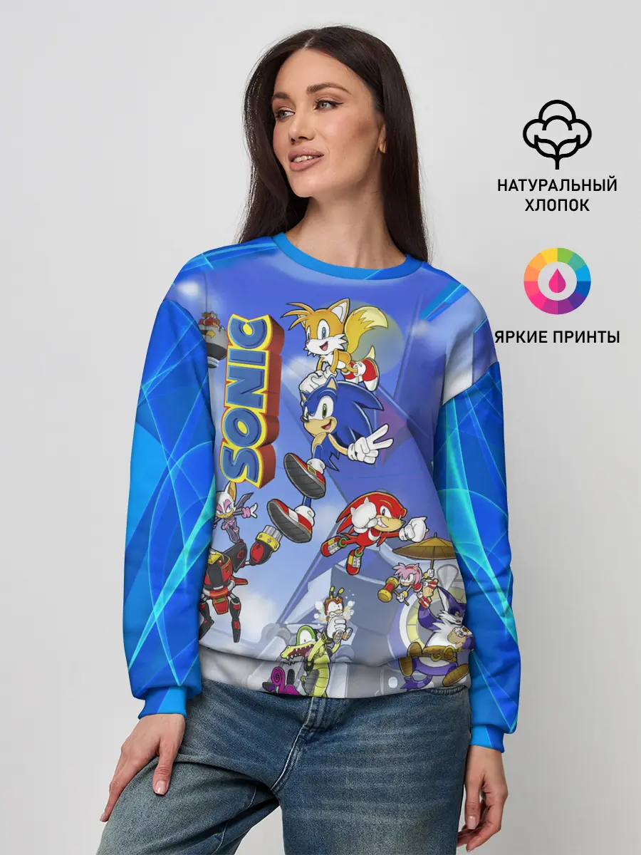 Женский свитшот / Sonic