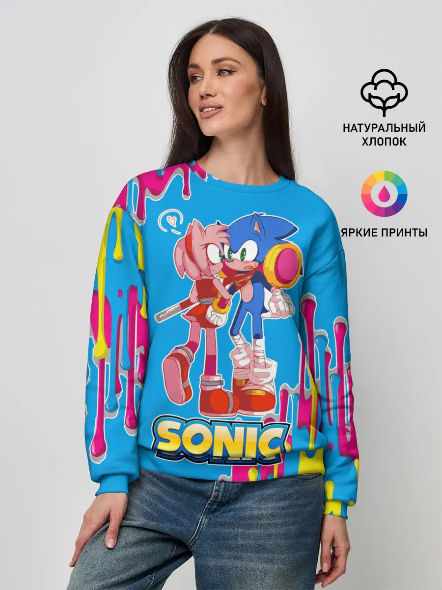 Женский свитшот / Sonic