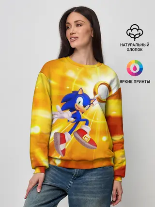 Женский свитшот / Sonic