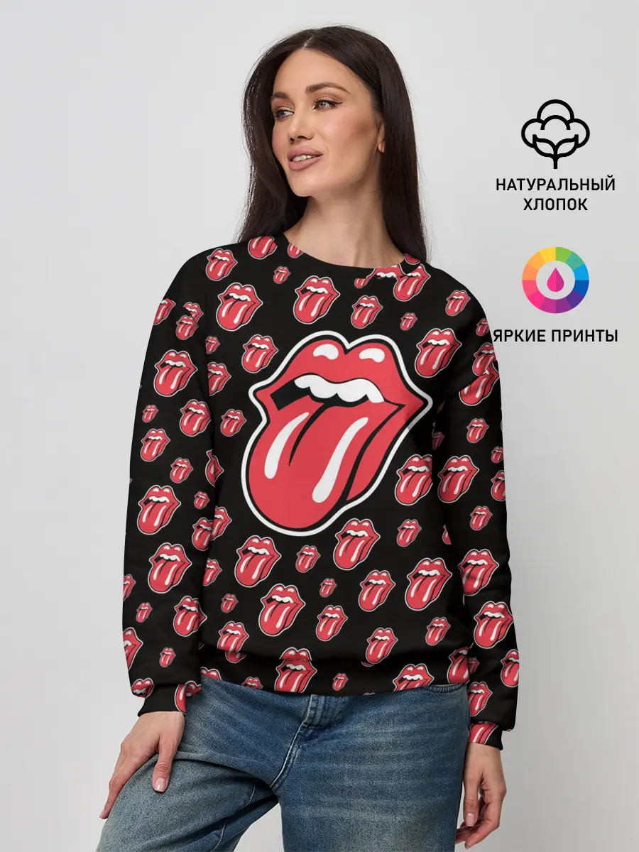 Женский свитшот / rolling stones