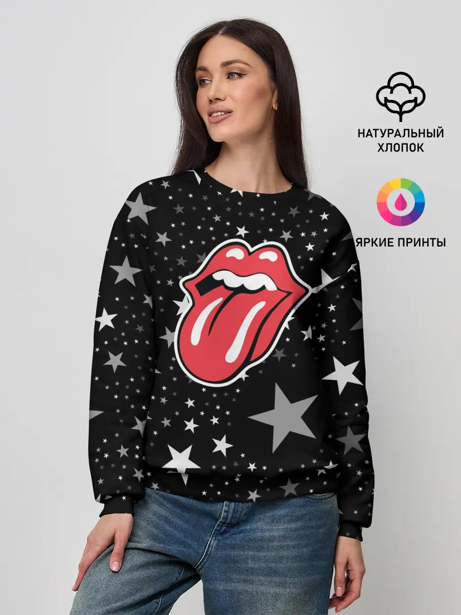 Женский свитшот / rolling stones star