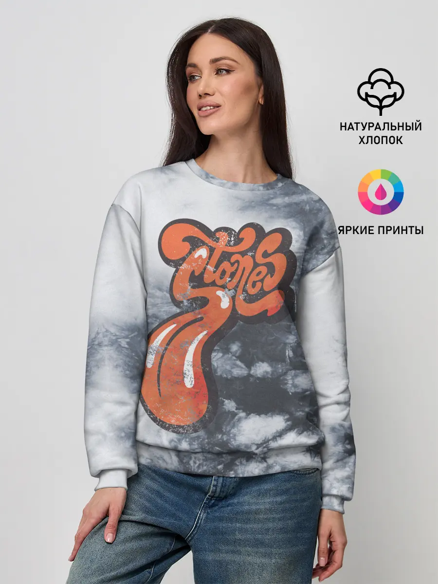 Женский свитшот / rolling stones