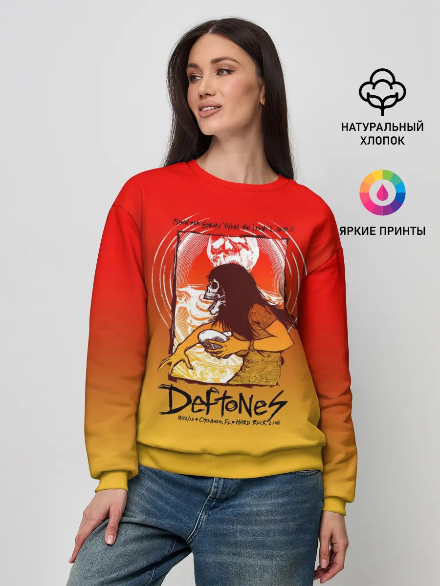 Женский свитшот / Deftones Poster