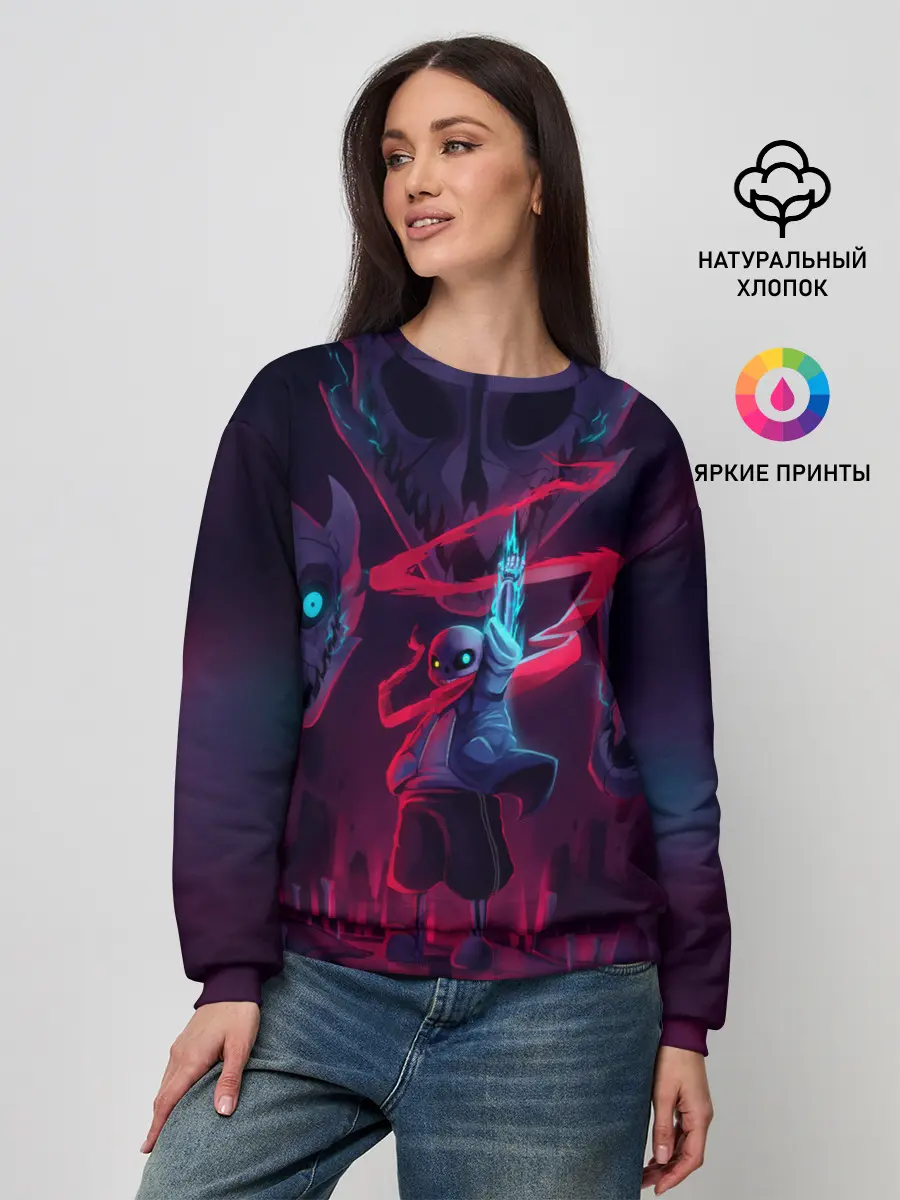 Женский свитшот / UNDERTALE | АНДЕРТЕЙЛ