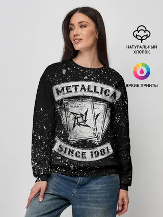 Женский свитшот / Metallica